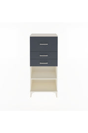 Arges Dolap Tek Raflı 3 Çekmeceli 60x30x134 Aytaşı-Antrasit