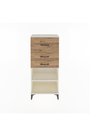 Arges Dolap Tek Raflı 3 Çekmeceli 60x30x134 Aytaşı-Çam