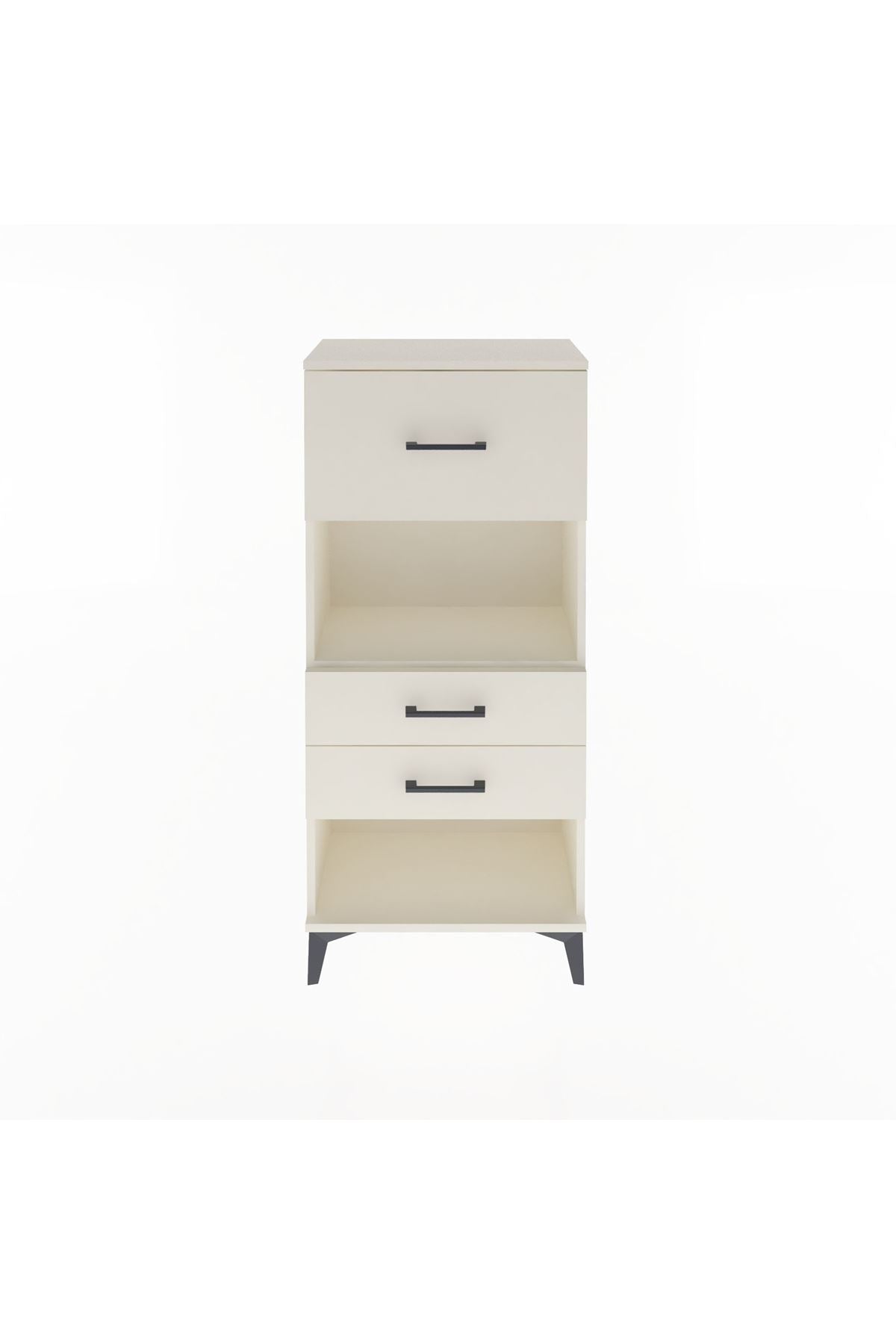 Arges Dolap Tek Raflı 3 Çekmeceli 60x30x134 Aytaşı-Aytaşı