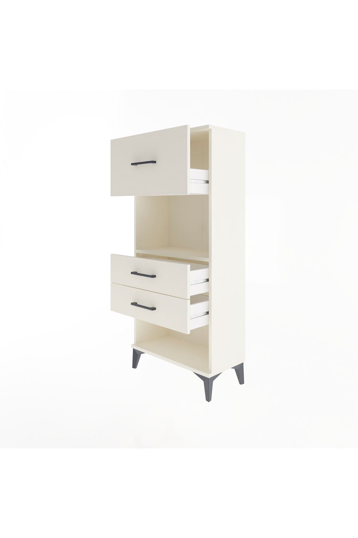 Arges Dolap Tek Raflı 3 Çekmeceli 60x30x134 Aytaşı-Aytaşı