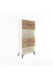 Arges Dolap Tek Raflı 3 Çekmeceli 60x30x134 Aytaşı-Çam