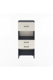 Arges Dolap Tek Raflı 3 Çekmeceli 60x30x134 Antrasit-Aytaşı