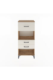 Arges Dolap Tek Raflı 3 Çekmeceli 60x30x134 Çam-Aytaşı
