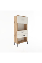 Arges Dolap Tek Raflı 3 Çekmeceli 60x30x134 Çam-Aytaşı