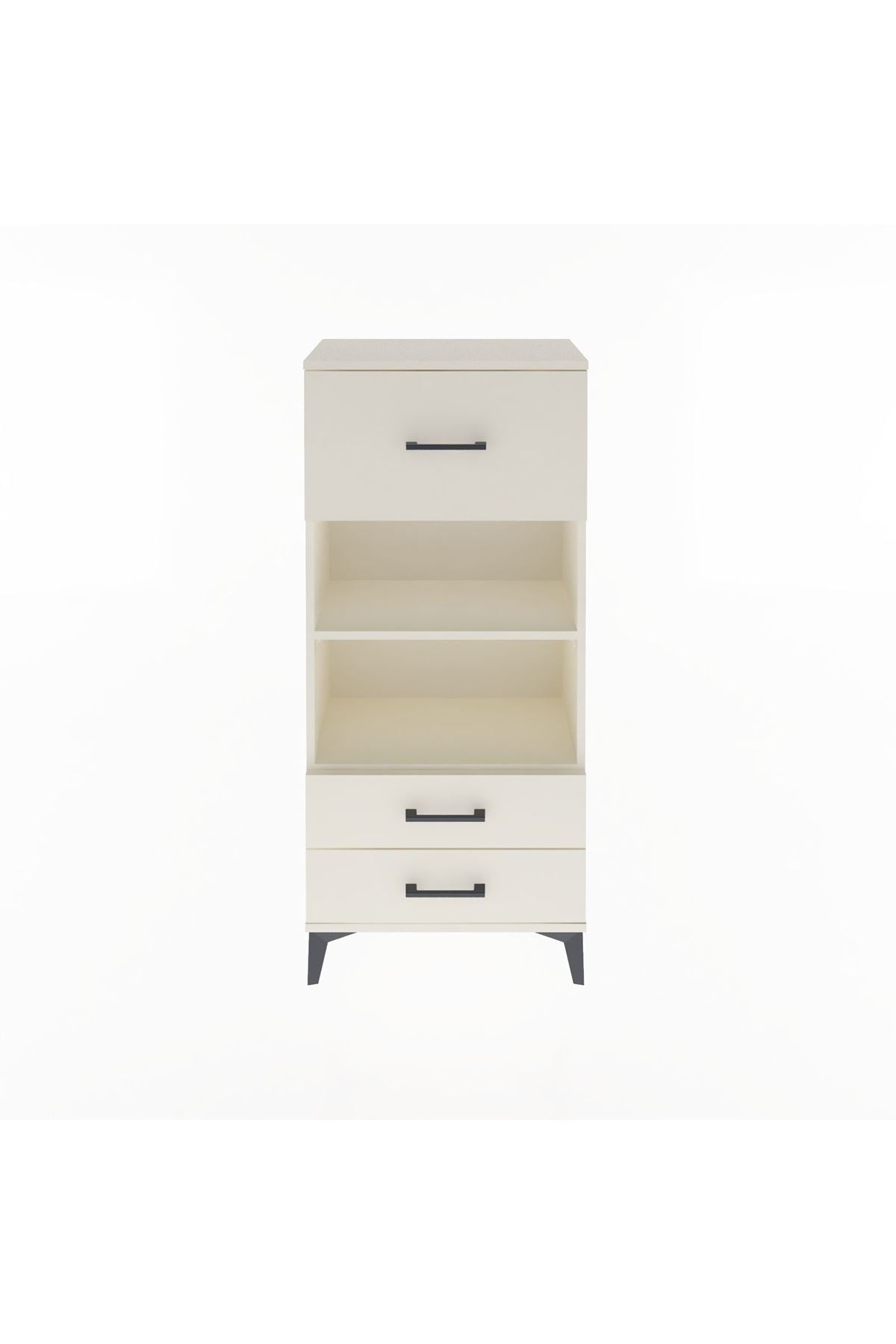 Arges Dolap 2 Raflı 3 Çekmeceli 60x30x134 Aytaşı-Aytaşı