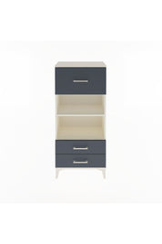 Arges Dolap 2 Raflı 3 Çekmeceli 60x30x134 Aytaşı-Antrasit