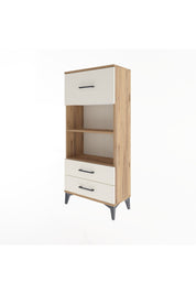 Arges Dolap 2 Raflı 3 Çekmeceli 60x30x134 Çam-Aytaşı