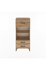 Arges Dolap 2 Raflı 3 Çekmeceli 60x30x134