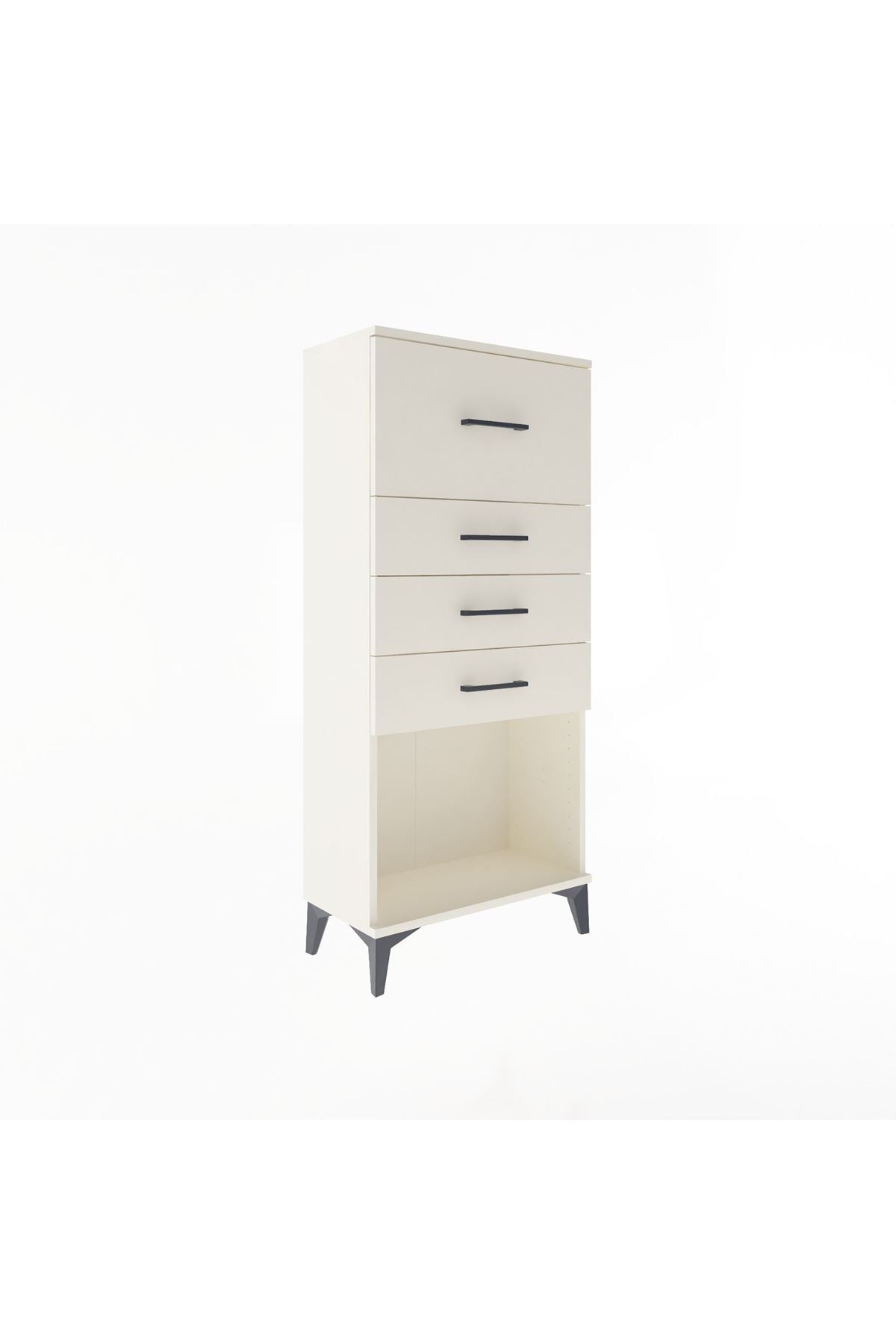 Arges Dolap 4 Çekmeceli 60x30x134 Aytaşı-Aytaşı