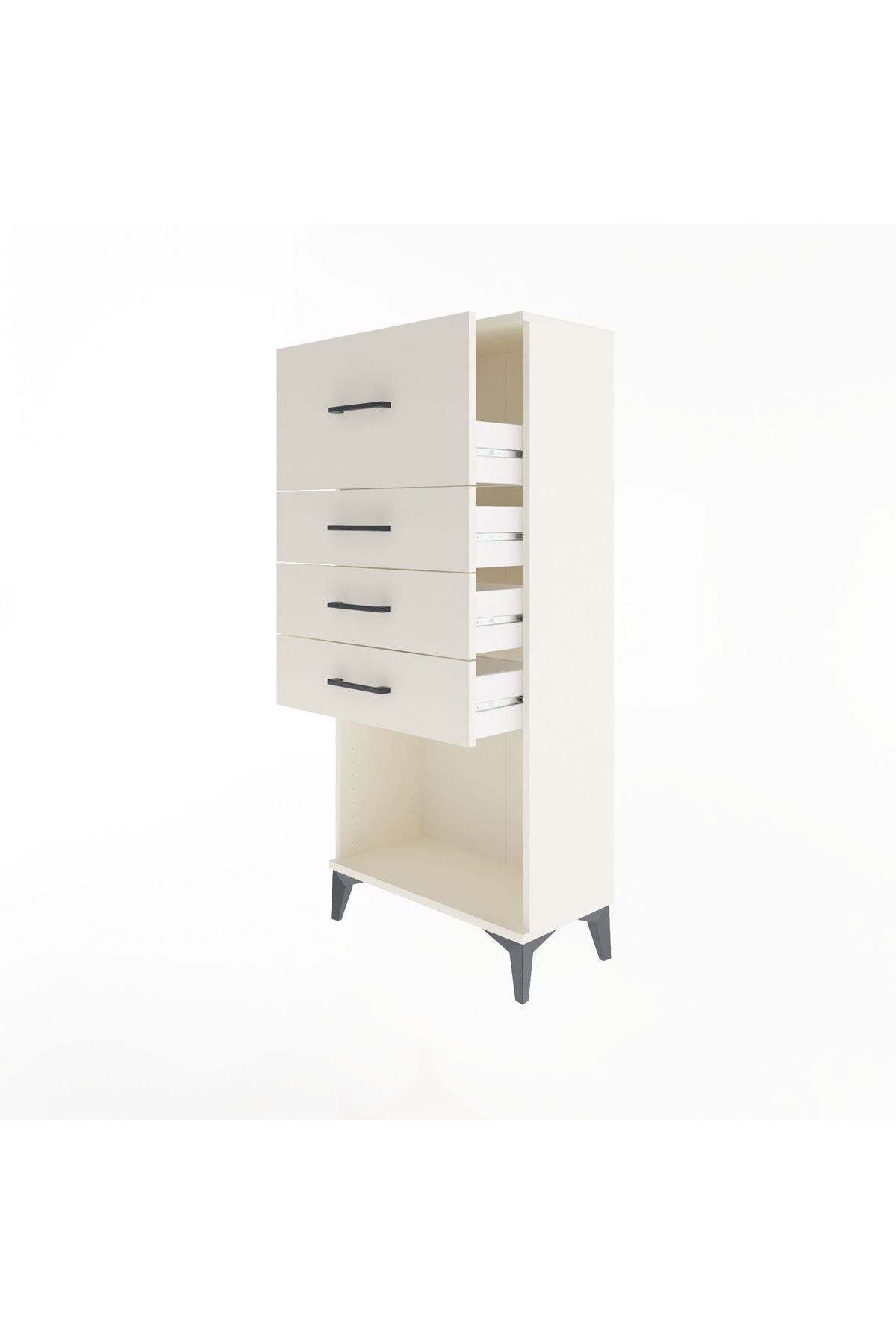 Arges Dolap 4 Çekmeceli 60x30x134 Aytaşı-Aytaşı