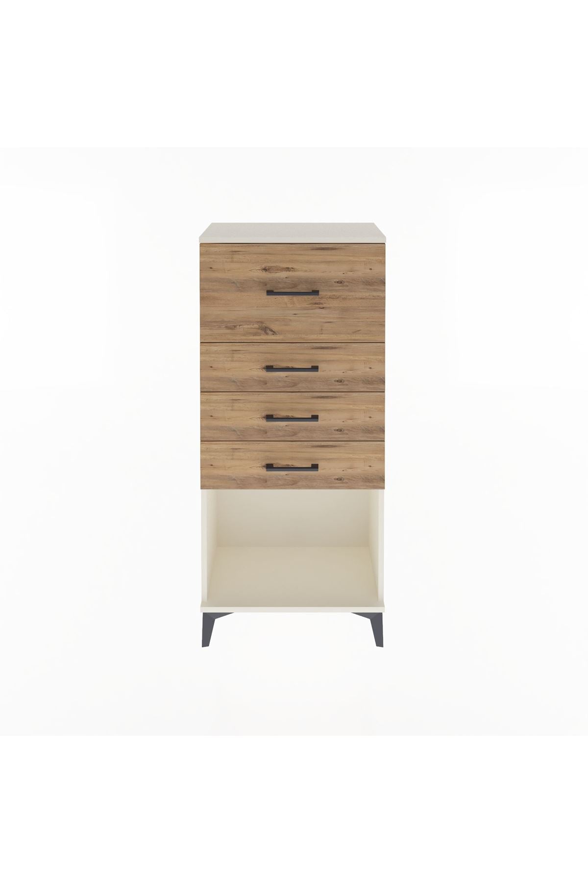 Arges Dolap 4 Çekmeceli 60x30x134 Aytaşı-Çam