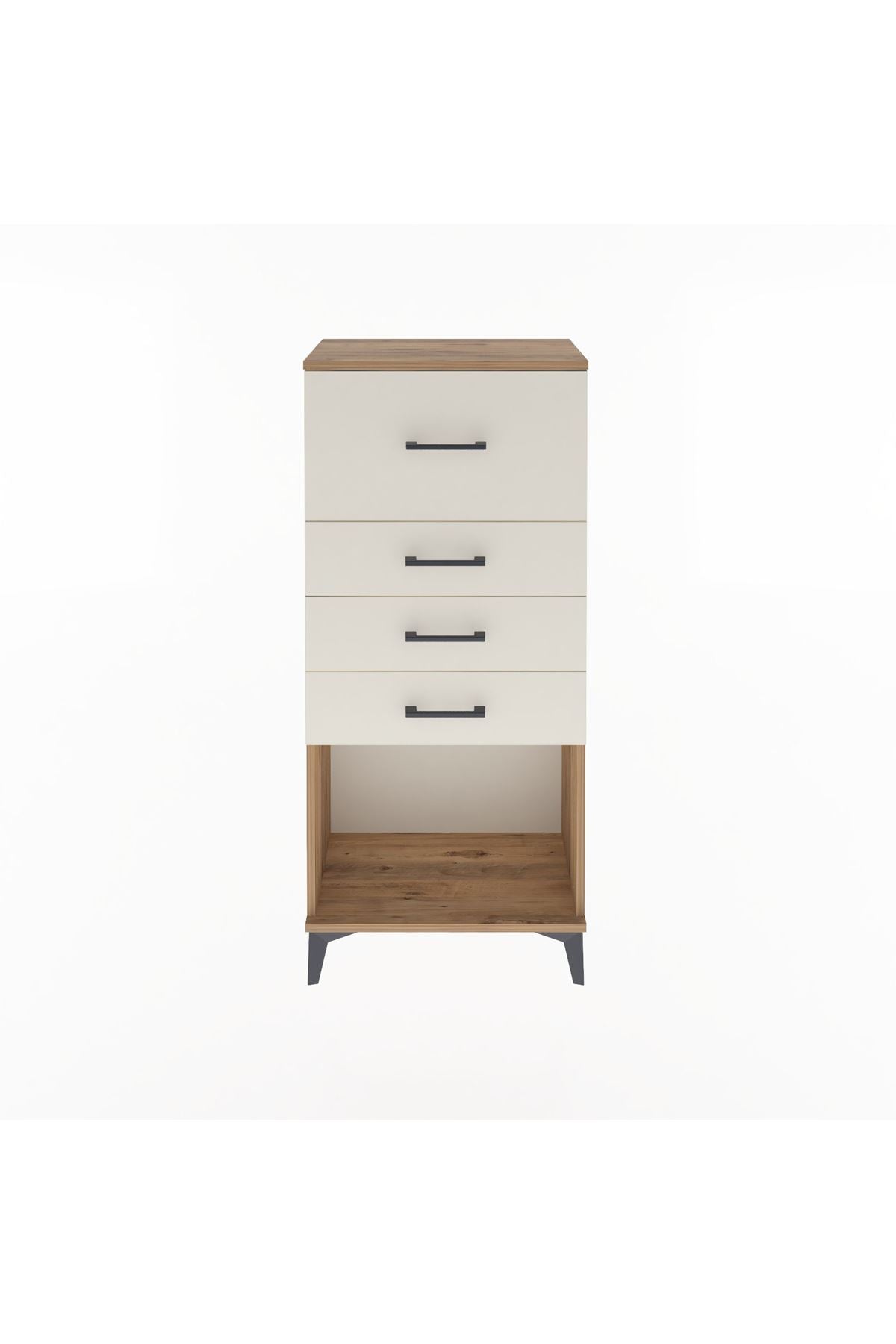 Arges Dolap 4 Çekmeceli 60x30x134 Çam-Aytaşı