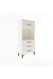 Arges Dolap Tek Raflı 4 Çekmeceli 60x30x134 Aytaşı-Aytaşı