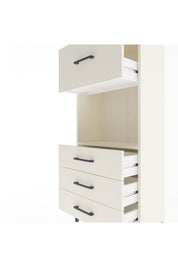 Arges Dolap Tek Raflı 4 Çekmeceli 60x30x134 Aytaşı-Aytaşı