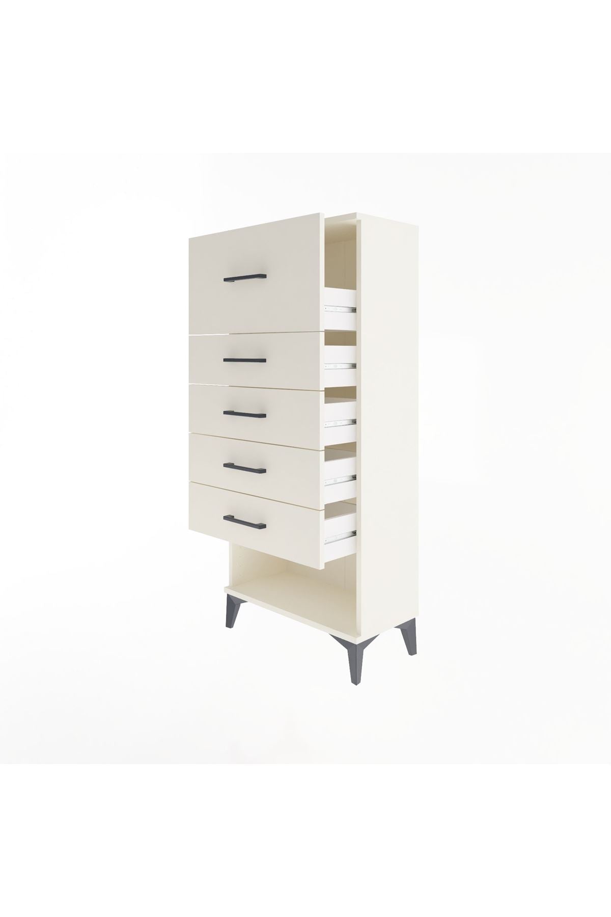 Arges Dolap 5 Çekmeceli 60x30x134 Aytaşı-Aytaşı