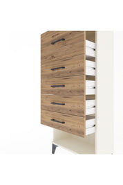 Arges Dolap 5 Çekmeceli 60x30x134 Aytaşı-Çam