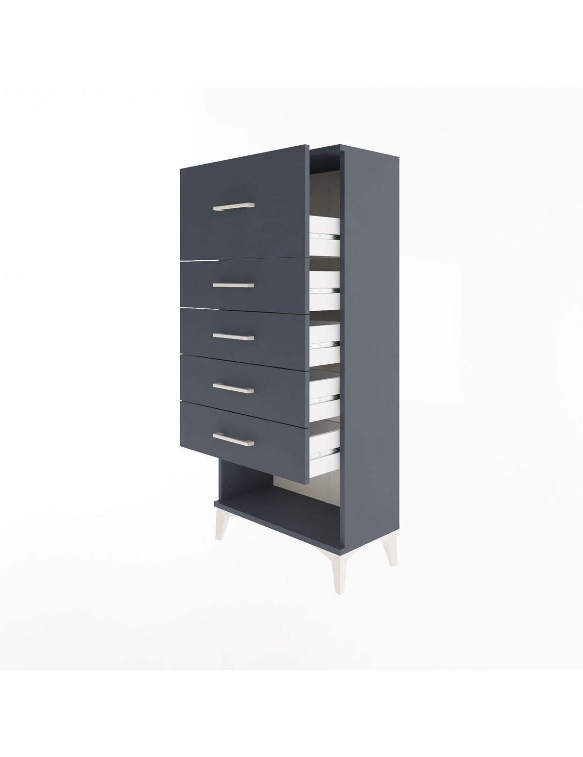 Arges Dolap 5 Çekmeceli 60x30x134 - S17M029V5A