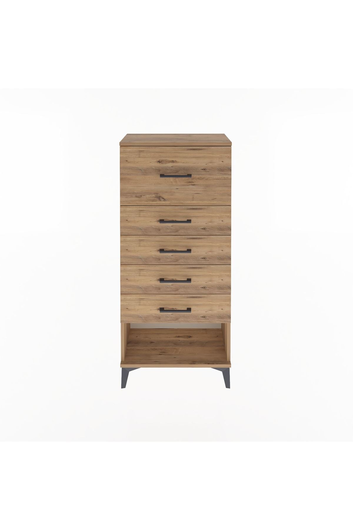 Arges Dolap 5 Çekmeceli 60x30x134 Çam-Çam