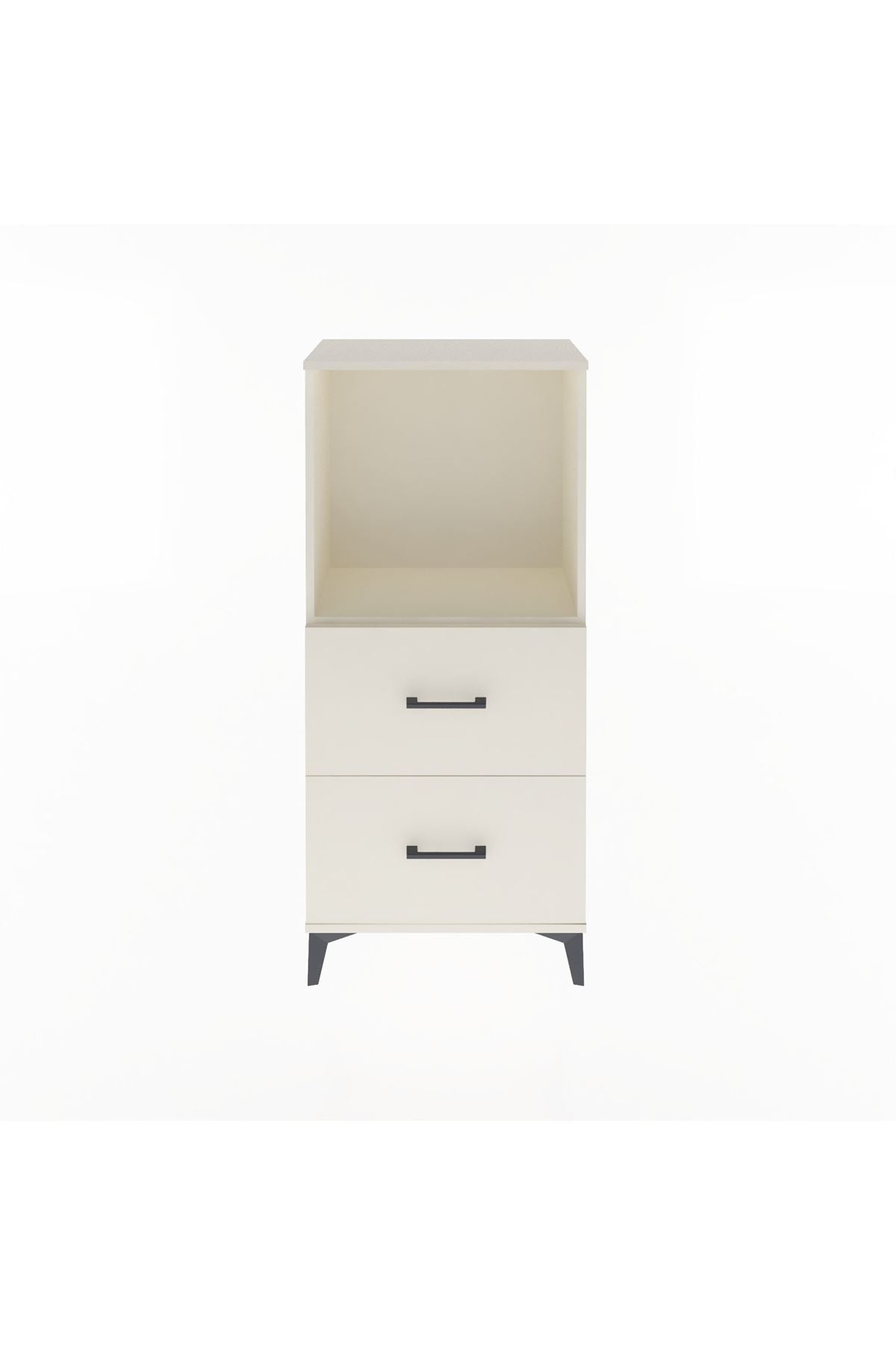 Arges Dolap Tek Raflı 2 Çekmeceli 60x30x134 Aytaşı-Aytaşı