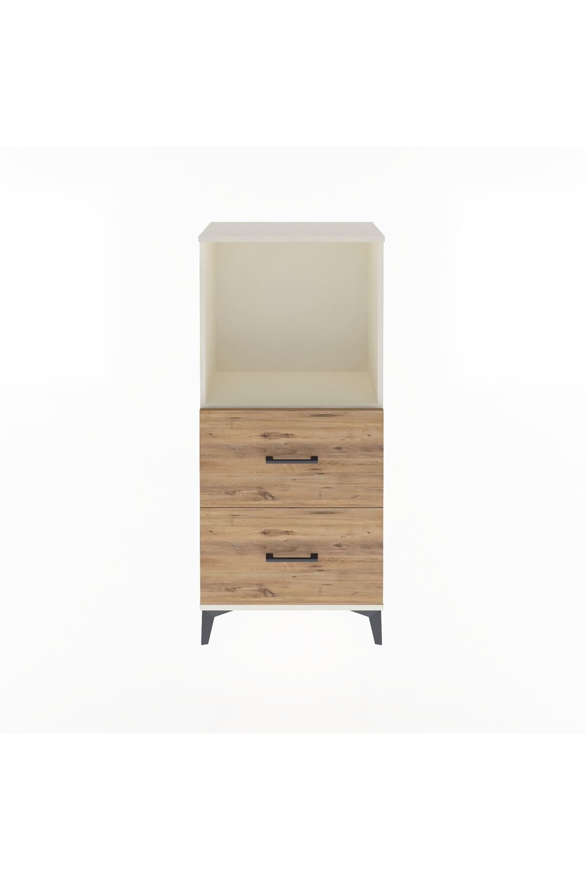 Arges Dolap Tek Raflı 2 Çekmeceli 60x30x134 Aytaşı-Çam