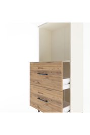 Arges Dolap Tek Raflı 2 Çekmeceli 60x30x134 Aytaşı-Çam