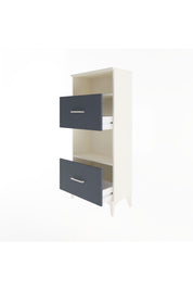 Arges Dolap 2 Raflı 2 Çekmeceli 60x30x134 Aytaşı-Antrasit