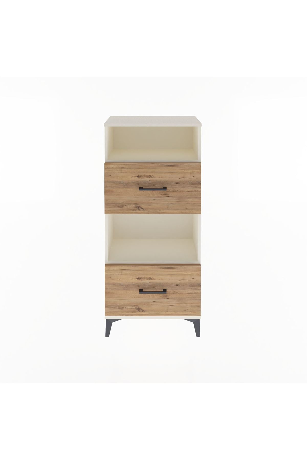 Arges Dolap 2 Raflı 2 Çekmeceli 60x30x134 Aytaşı-Çam