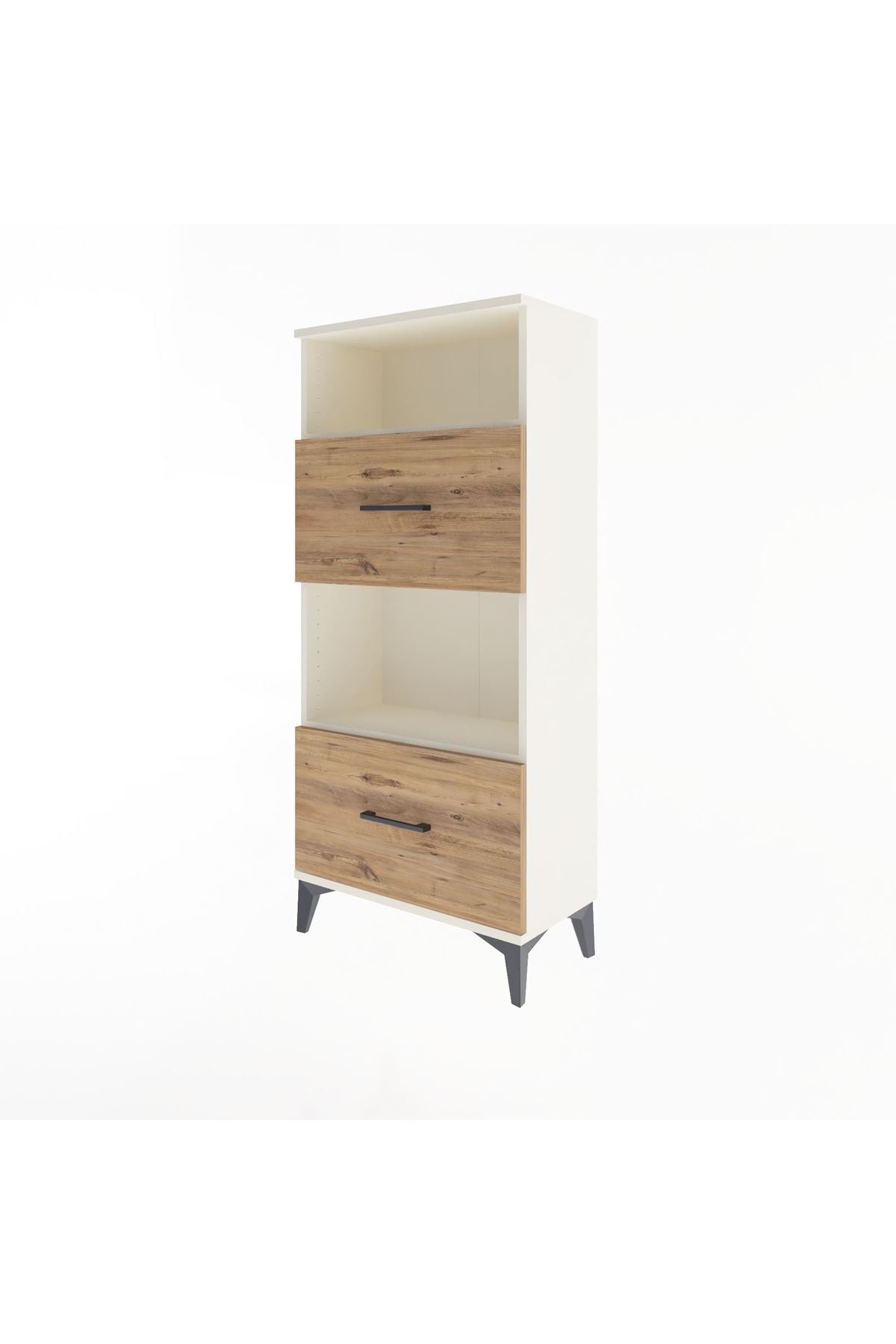 Arges Dolap 2 Raflı 2 Çekmeceli 60x30x134 Aytaşı-Çam