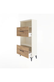 Arges Dolap 2 Raflı 2 Çekmeceli 60x30x134 Aytaşı-Çam