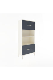 Arges Dolap 2 Raflı 2 Çekmeceli 60x30x134 Aytaşı-Antrasit