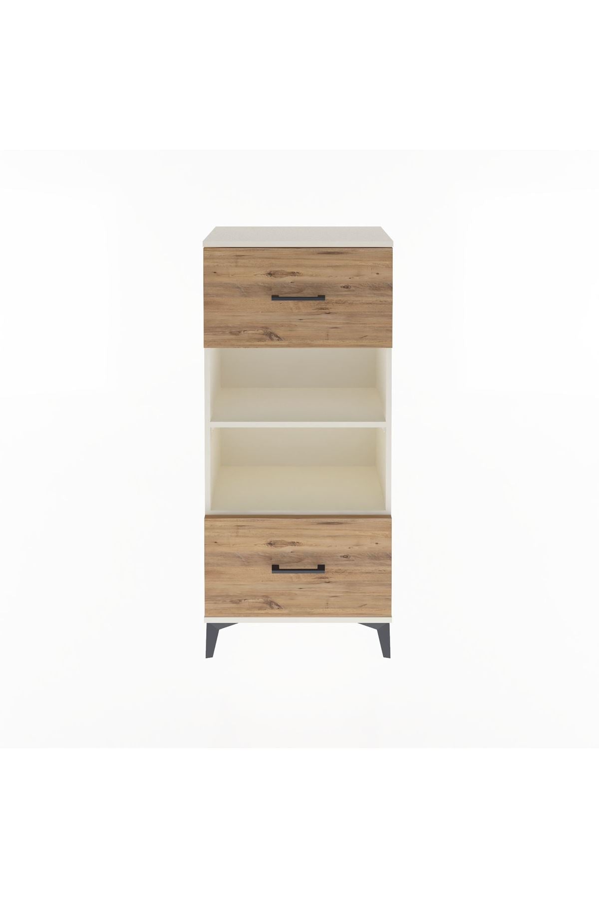 Arges Dolap 2 Raflı 2 Çekmeceli 60x30x134 Aytaşı-Çam