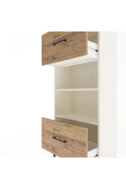 Arges Dolap 2 Raflı 2 Çekmeceli 60x30x134 Aytaşı-Çam