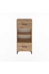 Arges Dolap 2 Raflı 2 Çekmeceli 60x30x134