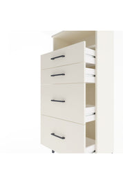 Arges Dolap Tek Raflı 4 Çekmeceli 60x30x134 Aytaşı-Aytaşı