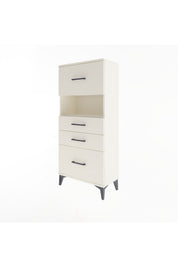 Arges Dolap Tek Raflı 4 Çekmeceli 60x30x134 Aytaşı-Aytaşı