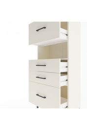 Arges Dolap Tek Raflı 4 Çekmeceli 60x30x134 Aytaşı-Aytaşı