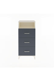 Arges Dolap Tek Raflı 3 Çekmeceli 60x30x134 Aytaşı-Antrasit