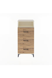 Arges Dolap Tek Raflı 3 Çekmeceli 60x30x134 Aytaşı-Çam