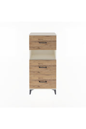 Arges Dolap Tek Raflı 3 Çekmeceli 60x30x134 Aytaşı-Çam