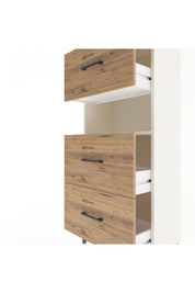 Arges Dolap Tek Raflı 3 Çekmeceli 60x30x134 Aytaşı-Çam
