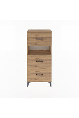 Arges Dolap Tek Raflı 3 Çekmeceli 60x30x134