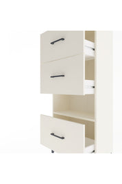 Arges Dolap Tek Raflı 3 Çekmeceli 60x30x134 Aytaşı-Aytaşı