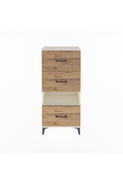 Arges Dolap Tek Raflı 3 Çekmeceli 60x30x134 Aytaşı-Çam