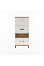 Arges Dolap Tek Raflı 3 Çekmeceli 60x30x134 Çam-Aytaşı