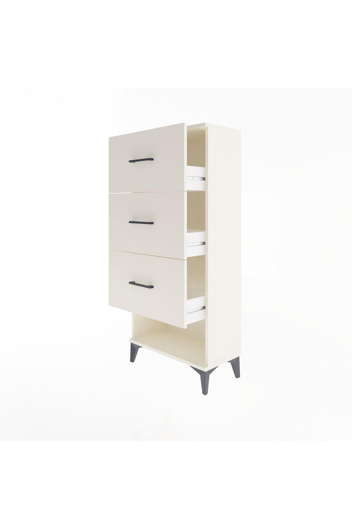 Arges Dolap 3 Çekmeceli 60x30x134 Aytaşı-Aytaşı