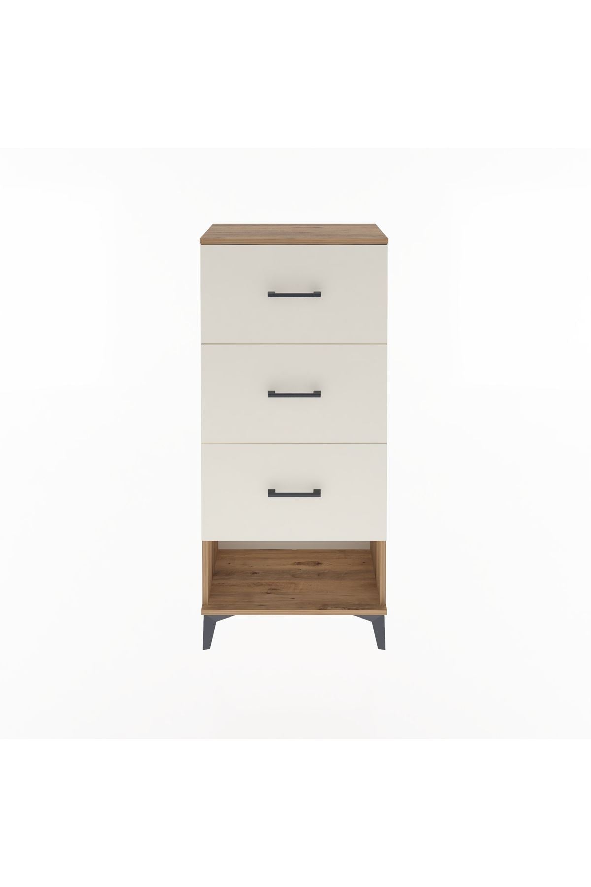 Arges Dolap 3 Çekmeceli 60x30x134 Çam-Aytaşı