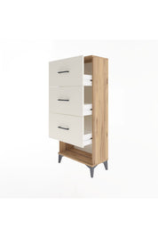 Arges Dolap 3 Çekmeceli 60x30x134 Çam-Aytaşı