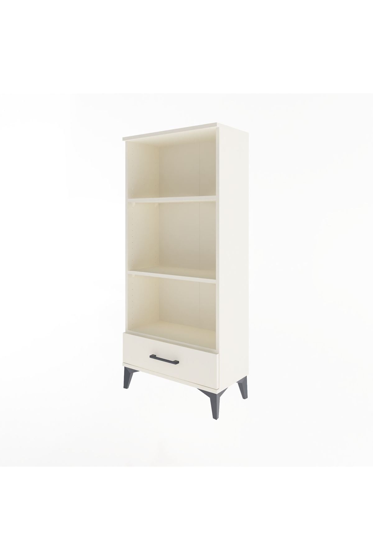 Arges Dolap 3 Raflı Tek Çekmeceli 60x30x134 Aytaşı-Aytaşı