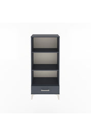 Arges Dolap 3 Raflı Tek Çekmeceli 60x30x134 Antrasit-Antrasit