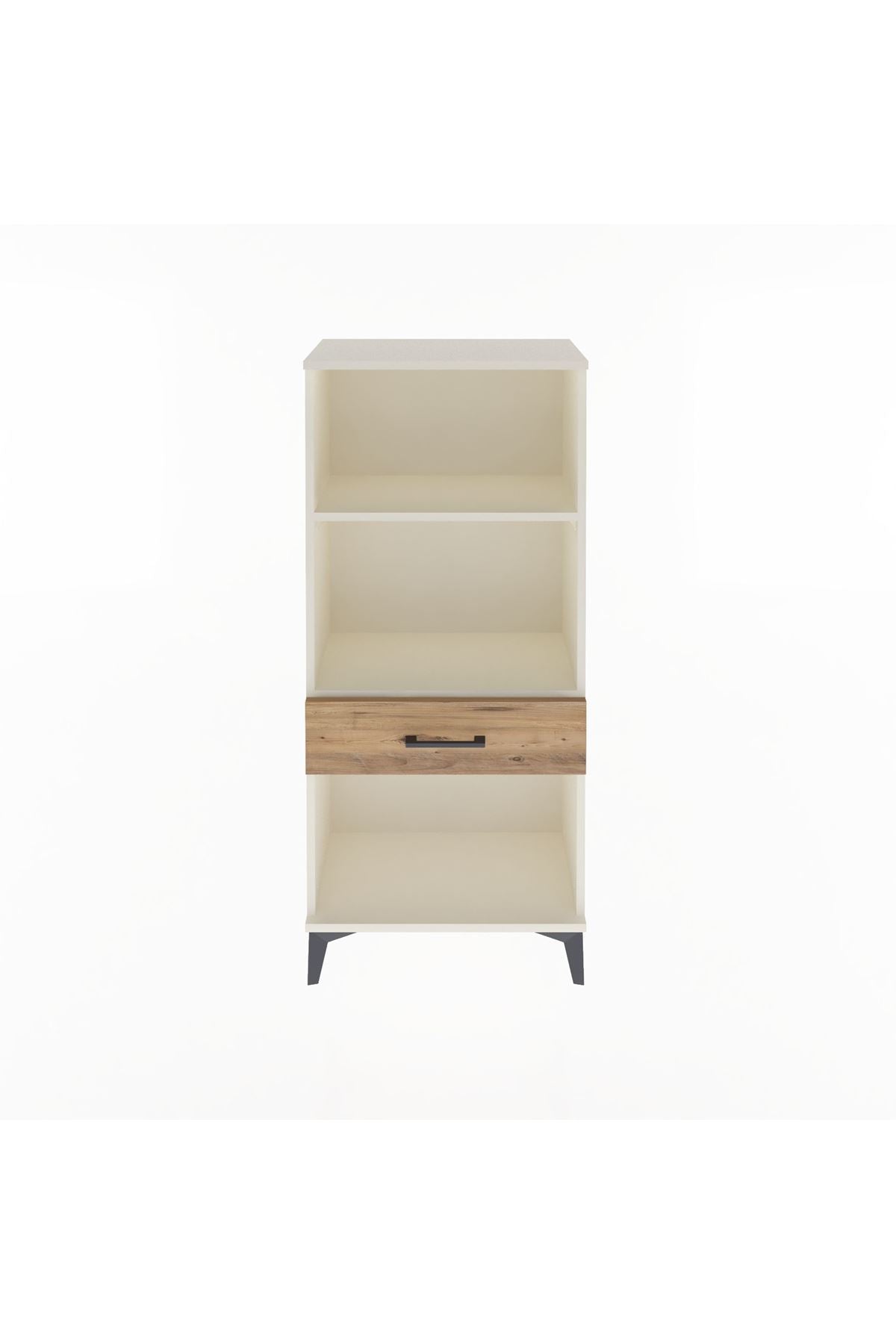 Arges Dolap 2 Raflı Tek Çekmeceli 60x30x134 Aytaşı-Çam